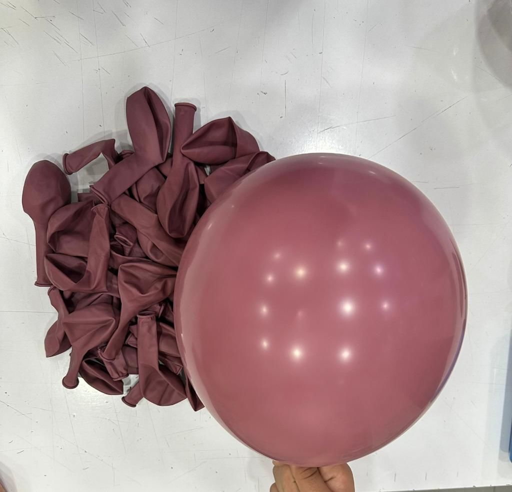 Gül Kurusu Retro Balon 10 Adet