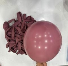 Gül Kurusu Retro Balon 10 Adet