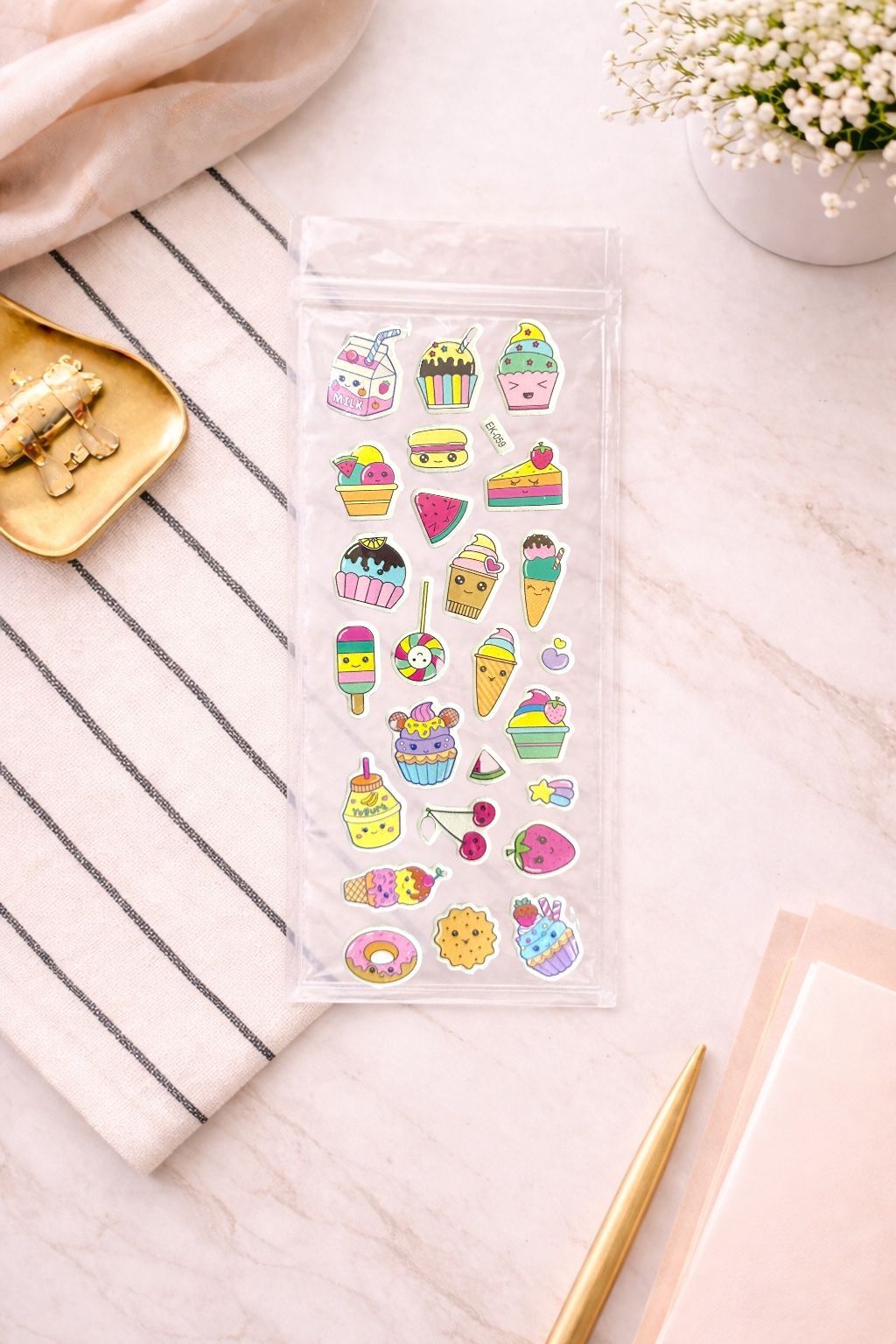 Dondurma Sticker 6 Adet