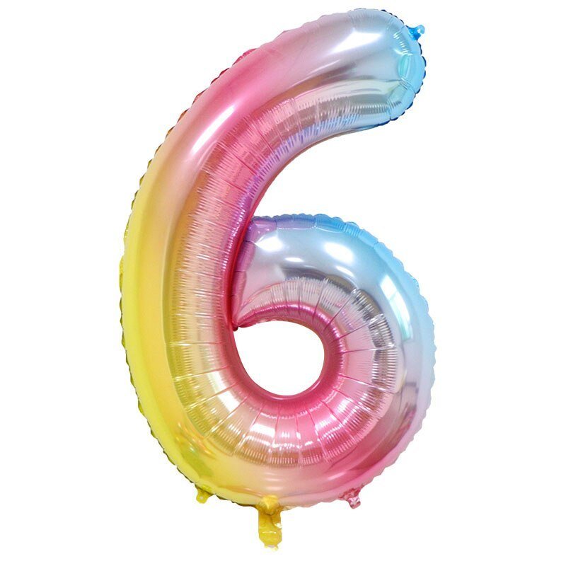 75CM 6 GÖKKUŞAGI RAKAM BALON