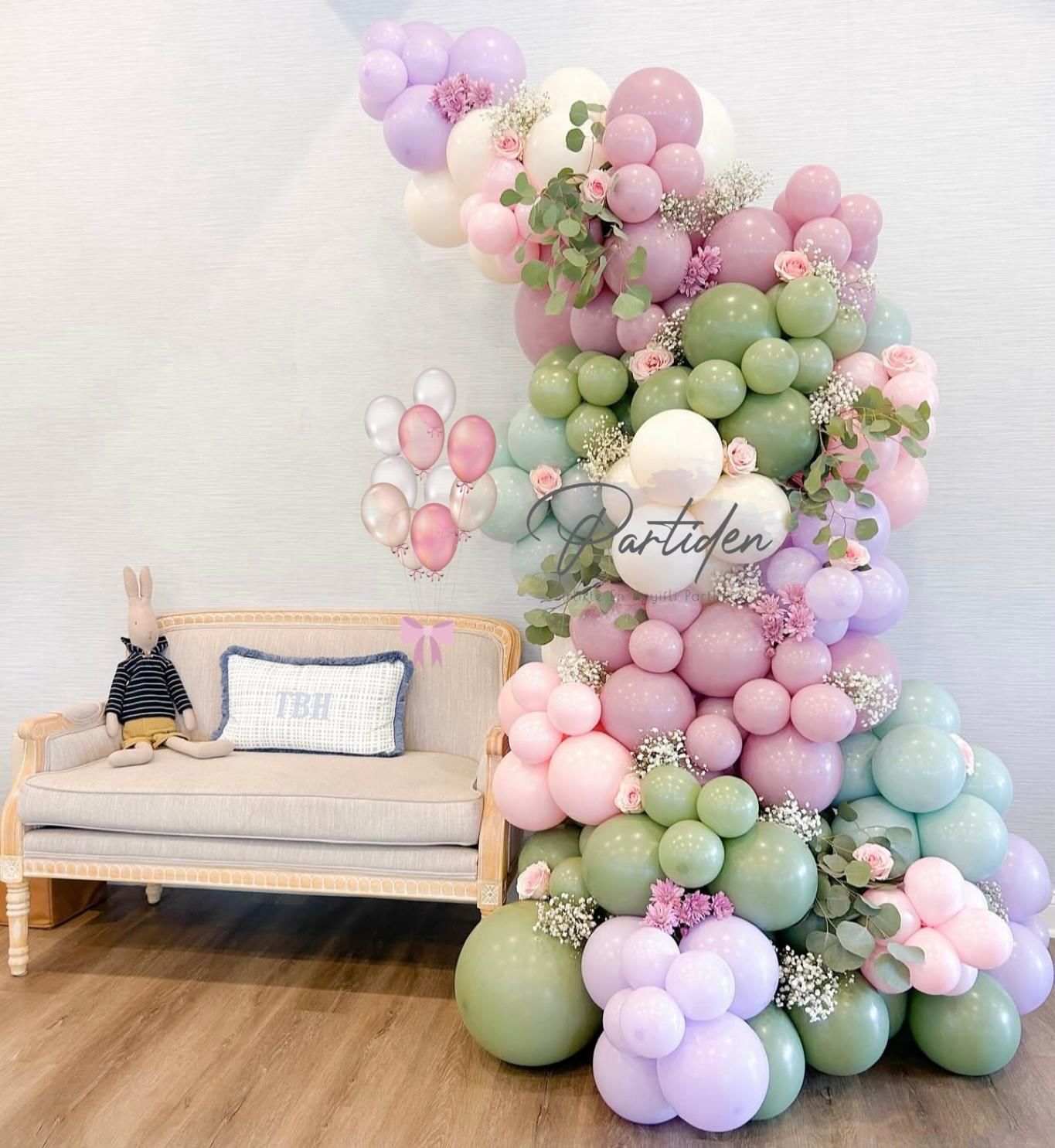 Pembe Masal Balon Zinciri