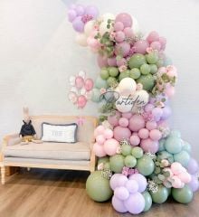 Pembe Masal Balon Zinciri