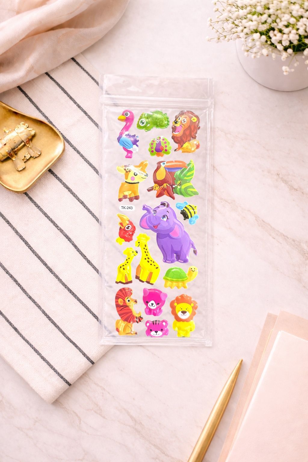 Safari Sticker 6 Adet