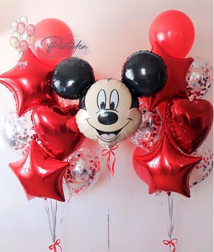 Mickey Yıldız Balon Demeti