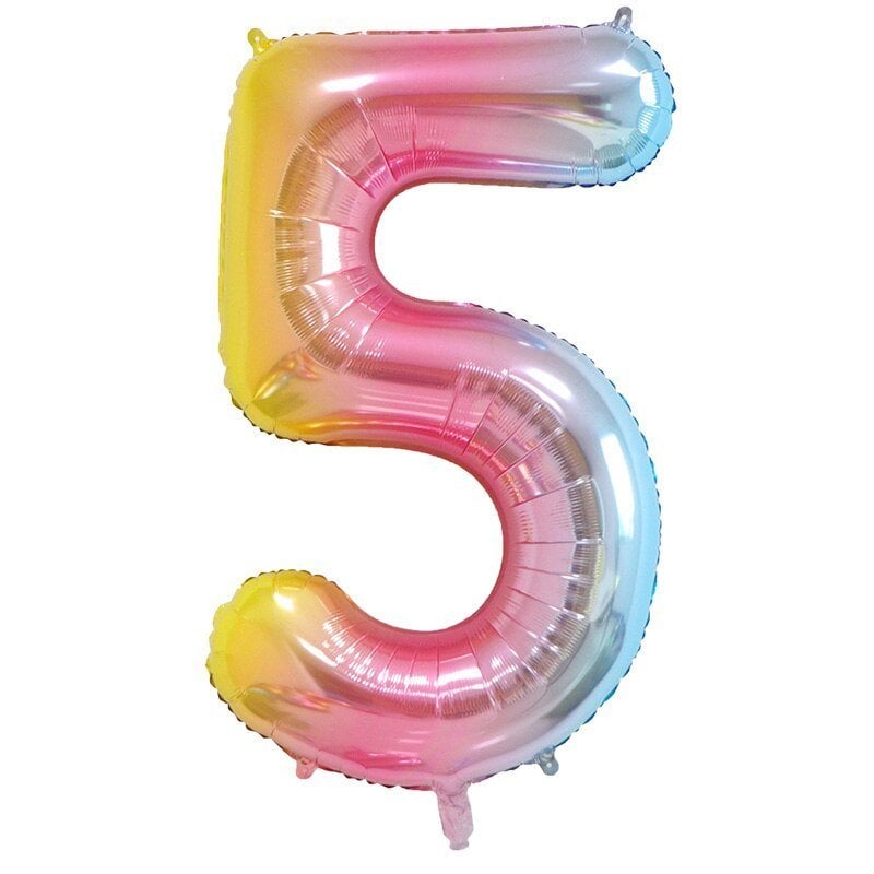 75CM 5 GÖKKUŞAGI RAKAM BALON