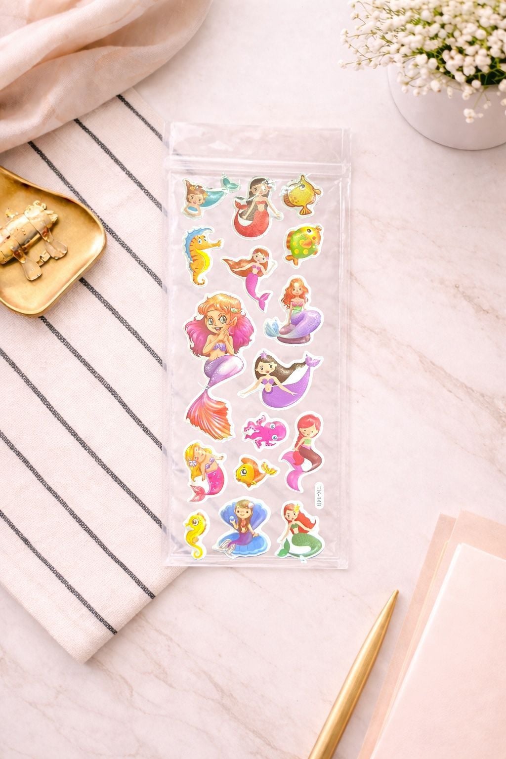 Deniz Kızı Sticker 6 Adet