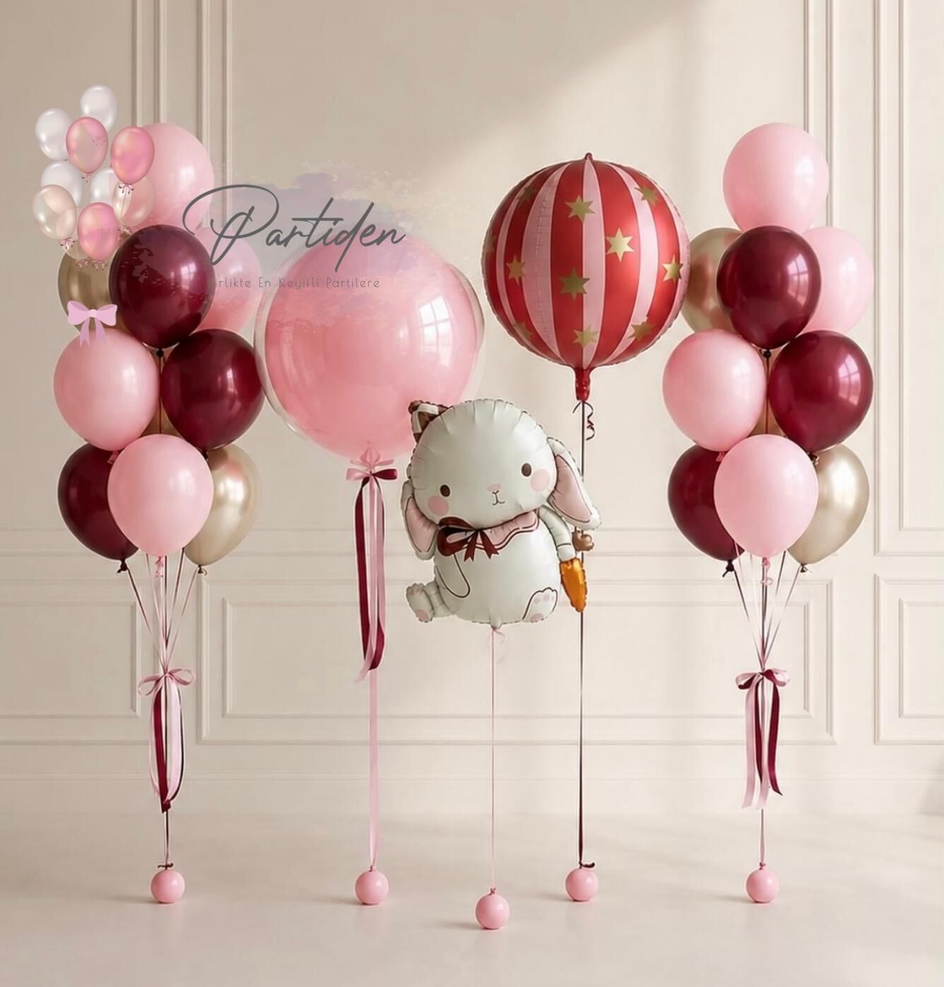 Tavşan Masalı Balon Demeti