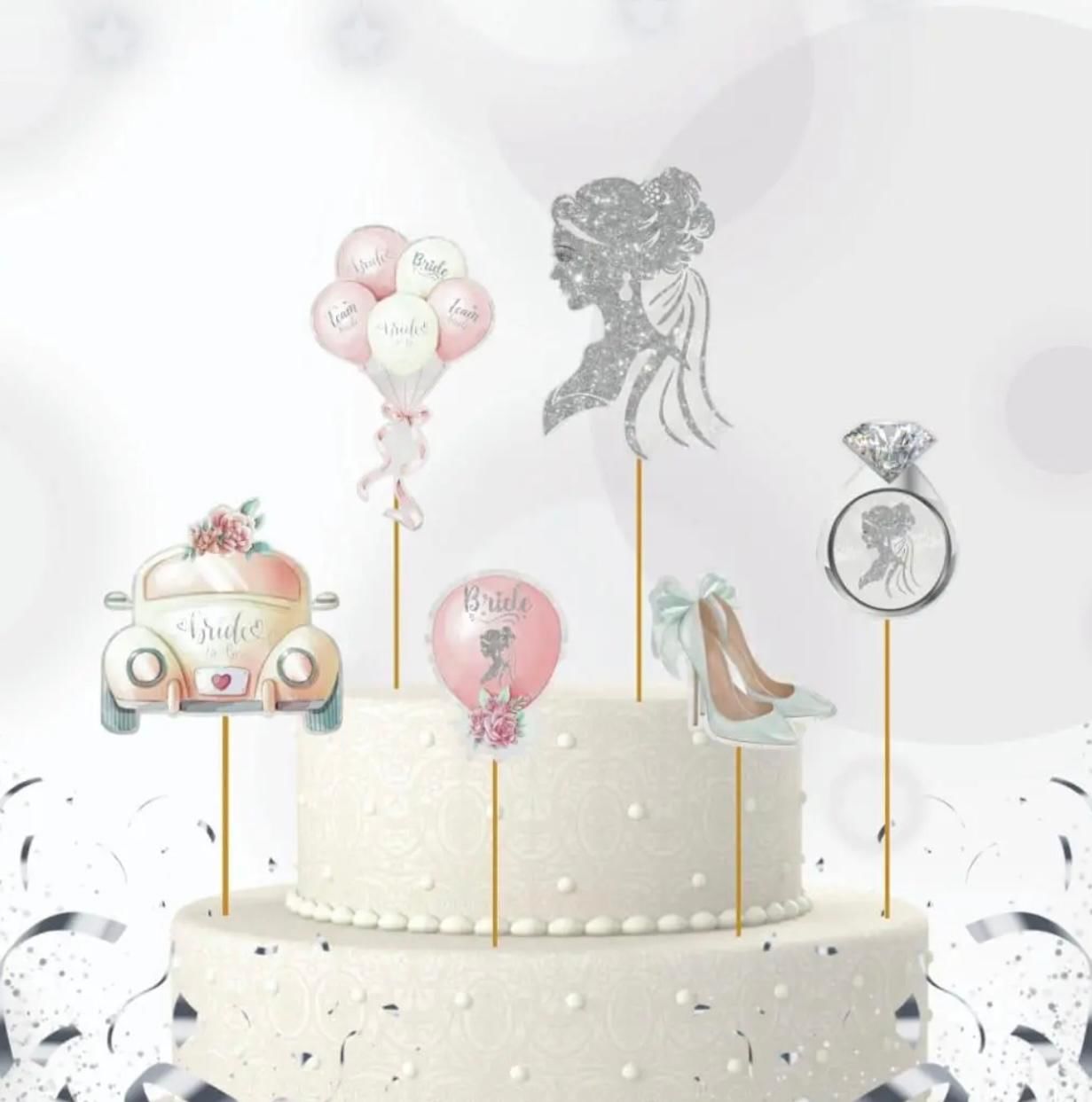 Gümüş Bride Pasta Süsü