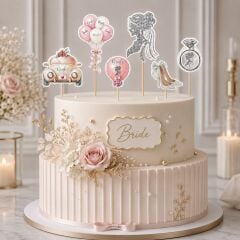 Gümüş Bride Pasta Süsü