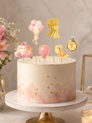 Altın Bride Pasta Süsü