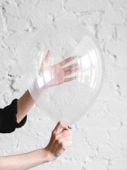 Şeffaf Lateks Balon 10 Adet