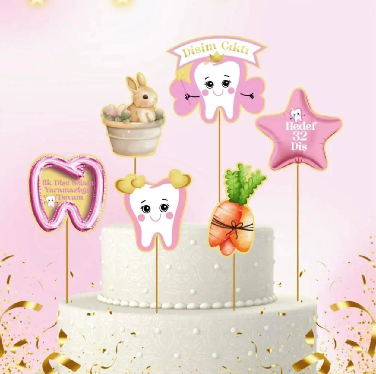 Kız Diş Pasta Süsü