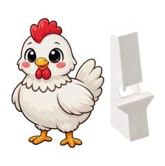Tavuk Ayaklı Maket Pano