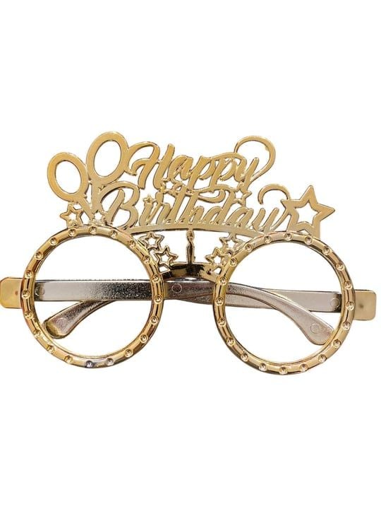 Happy Birthday Mika Gözlük Altın