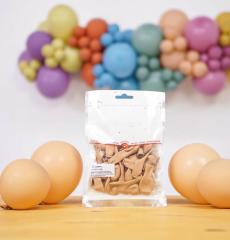 5 inç Mini Çöl Kumu Retro Balon 10 Adet