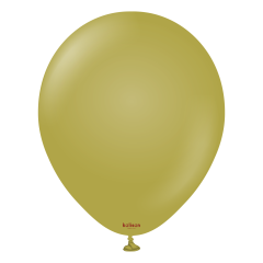 Zeytin Retro Balon 10 Adet