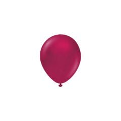 5 inç Mini Bordo Pastel Balon 10 Adet