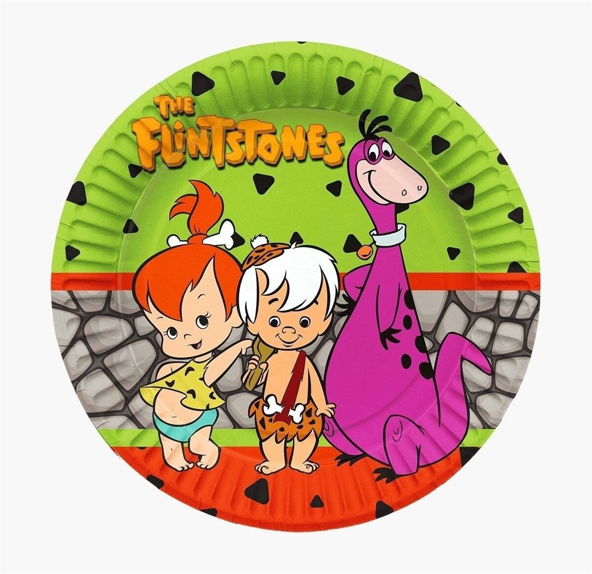 Taş Devri Karton Tabak 8 Adet