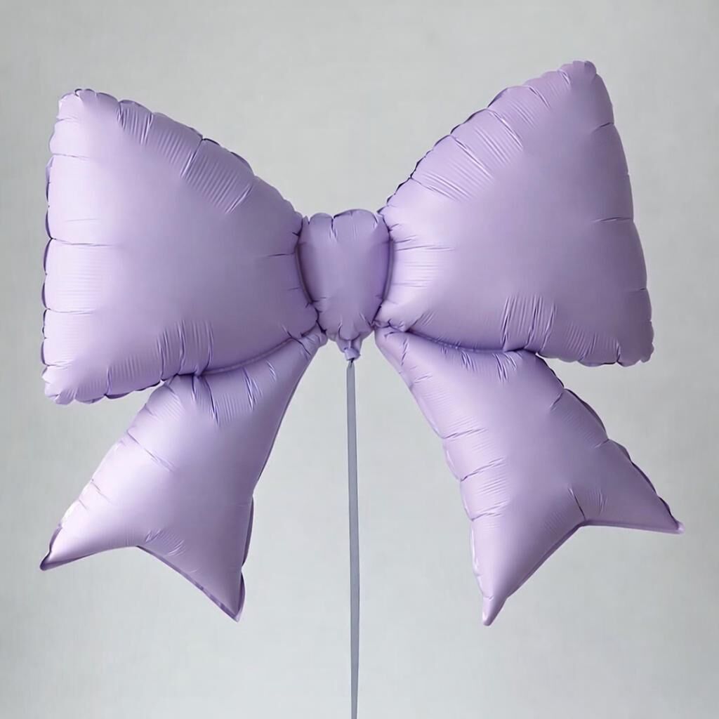 Saten Fiyonk Folyo Balon Lila