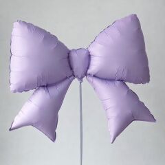 Saten Fiyonk Folyo Balon Lila