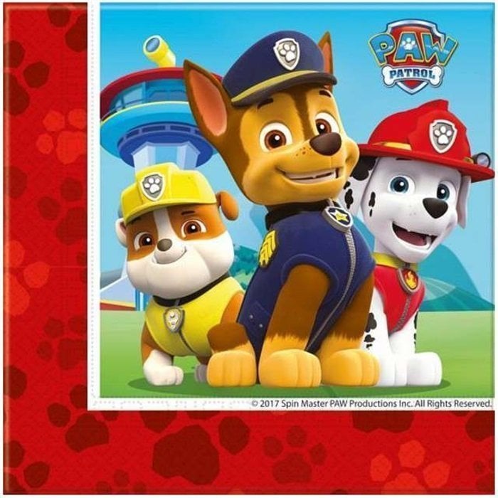 Paw Patrol Kağıt Peçete 16 Adet