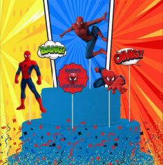 Örümcek Adam Pasta Süsü