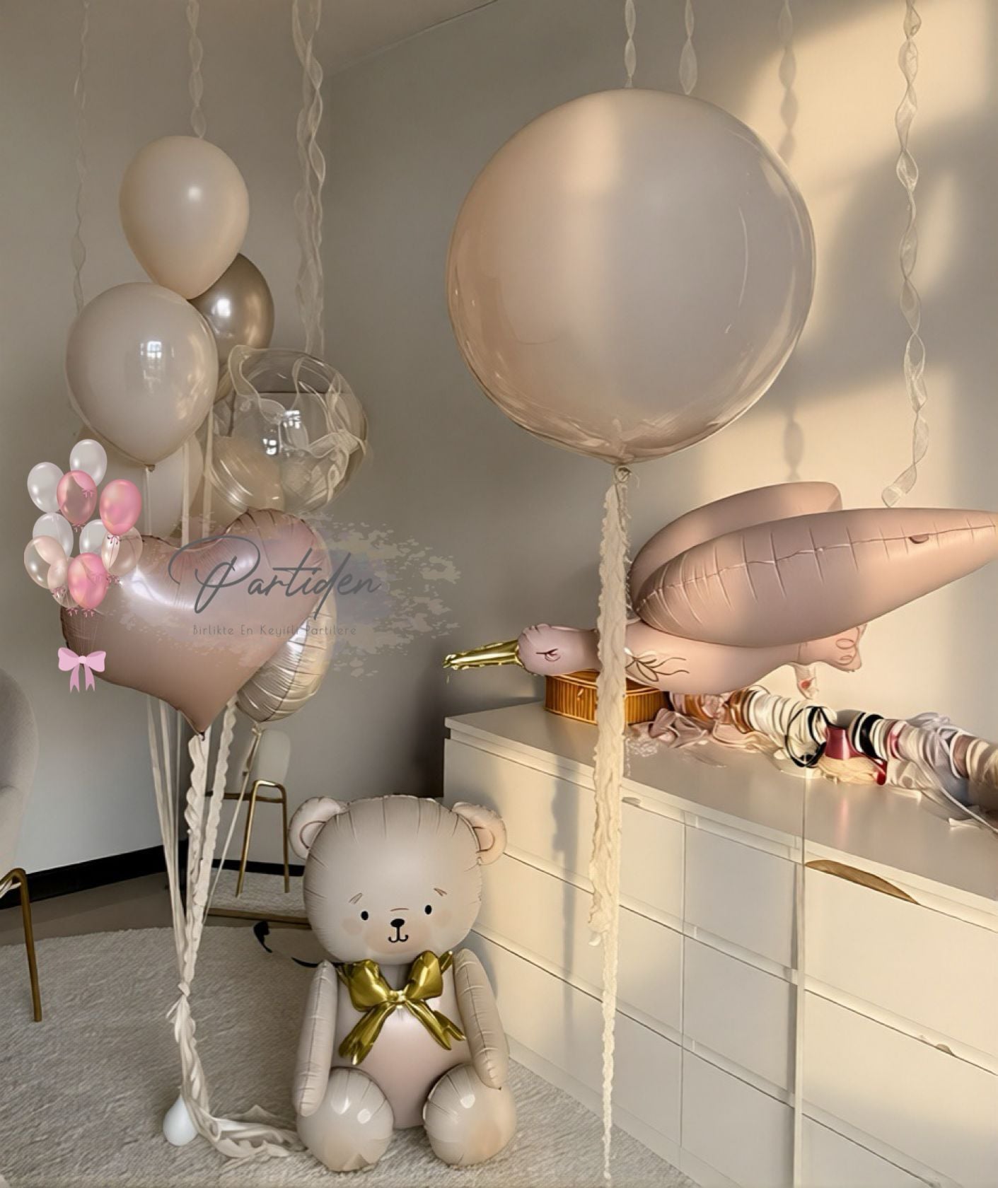 Baby Vintage Balon Demeti