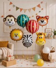 Sirk Hayvanları Balon Demeti