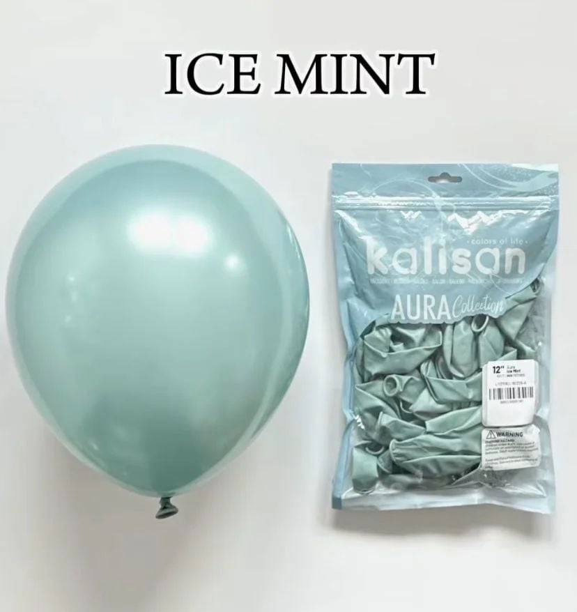 Ice Mint Aura Balon 5 Adet