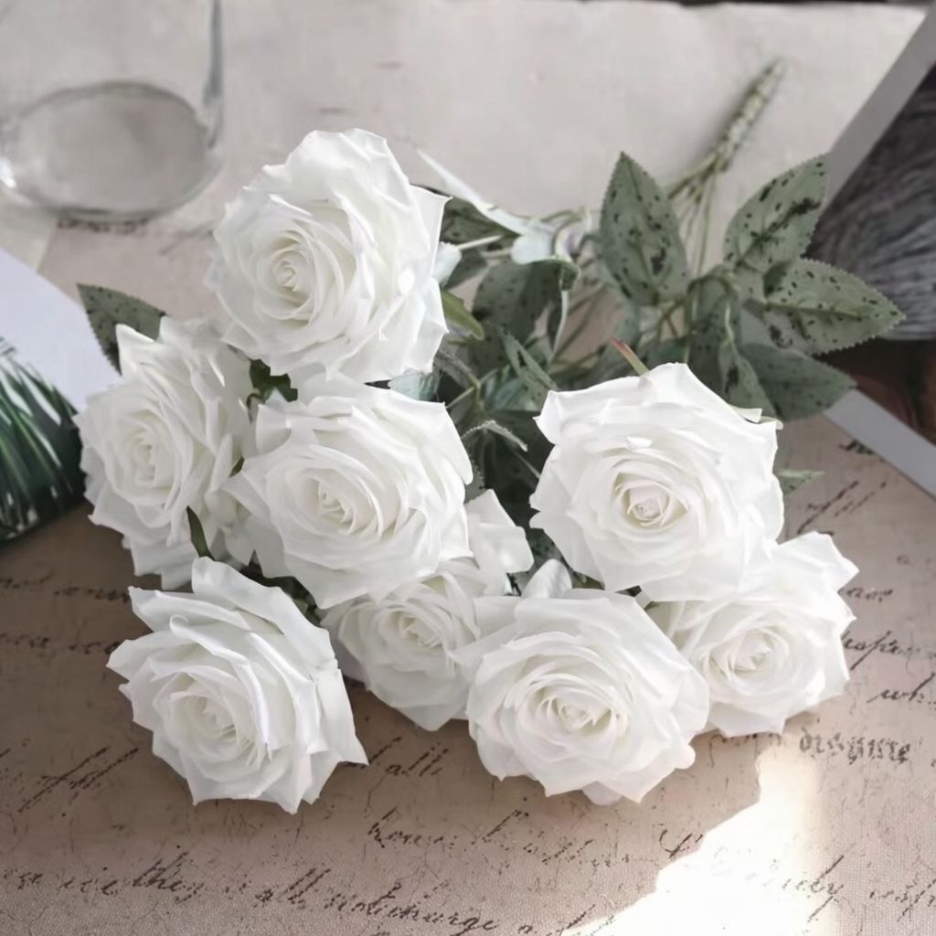 Beyaz Yapay Gül 1 Adet