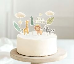 11 Parça Safari Pasta Süsü