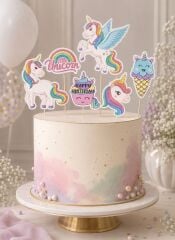 Unicorn Pasta Süsü