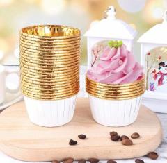 Beyaz Folyo Muffin Kek Kalıbı 24 Adet