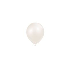 5 inç Mini Beige Cream Aura Balon 5 Adet