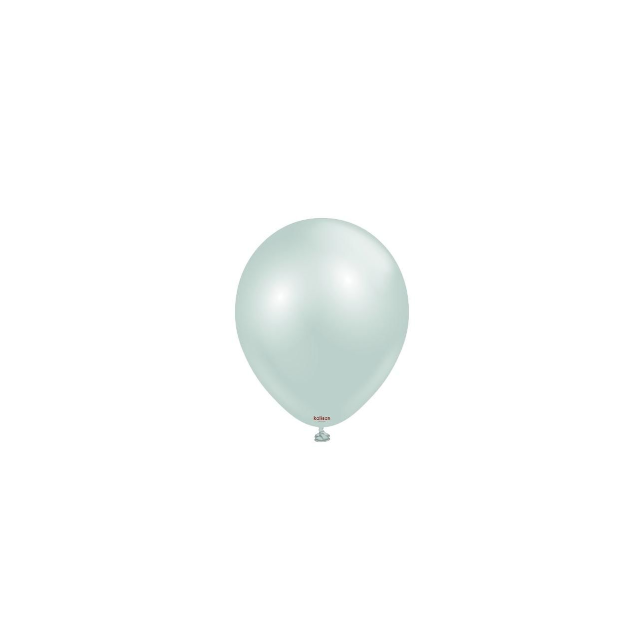 5 inç Mini Ice Mint Aura Balon 5 Adet