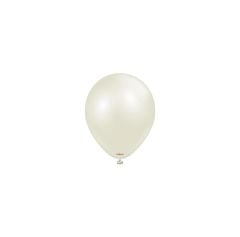 5 inç Mini Ivory White Aura Balon 5 Adet