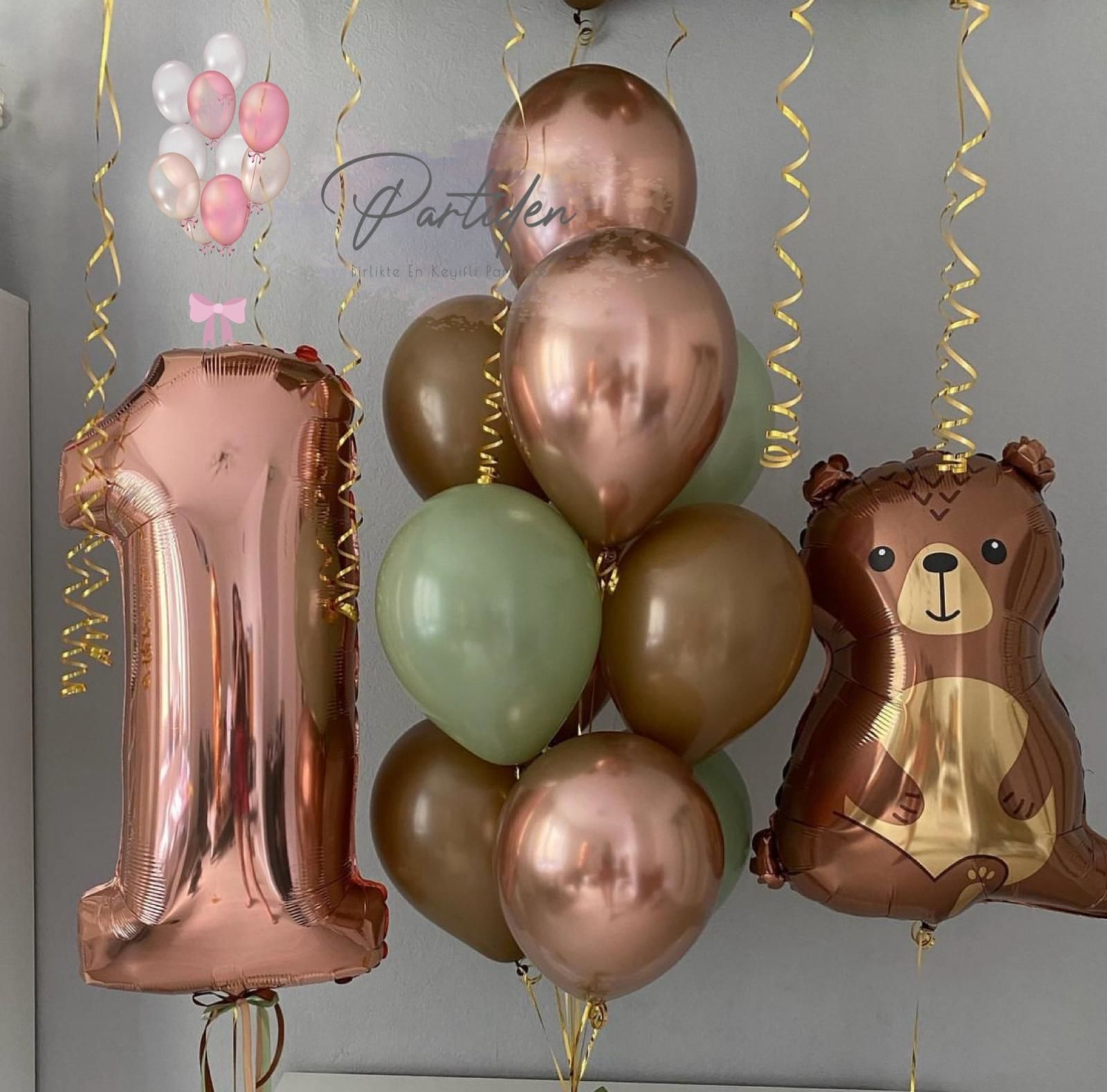 Girl Bear Balon Demeti