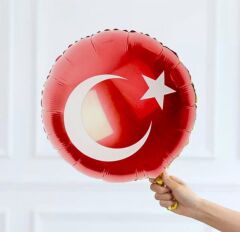 Türk Bayrağı Folyo Balon