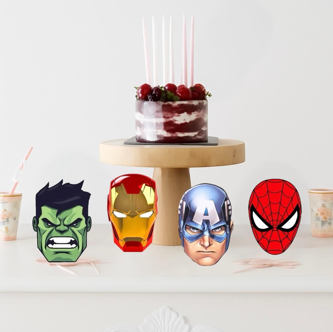 Avengers Masa Süsü 4 Adet