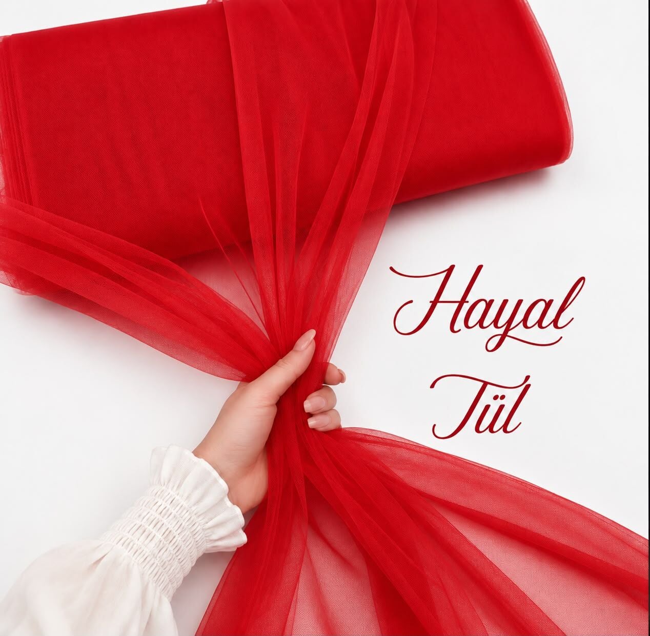 Kırmızı Hayal Tül