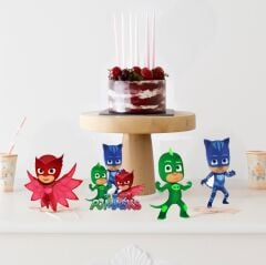 Pj Masks Masa Süsü 4 Adet