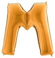 35CM M GOLD FOLYO BALON