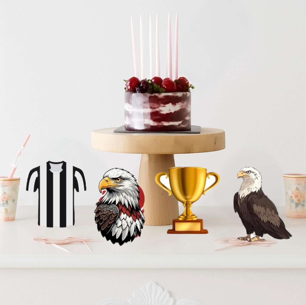 Beşiktaş Masa Süsü 4 Adet