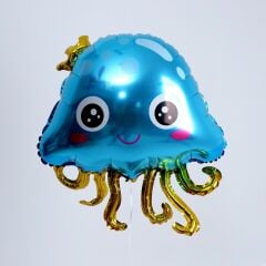 Mavi Deniz Anası Folyo Balon