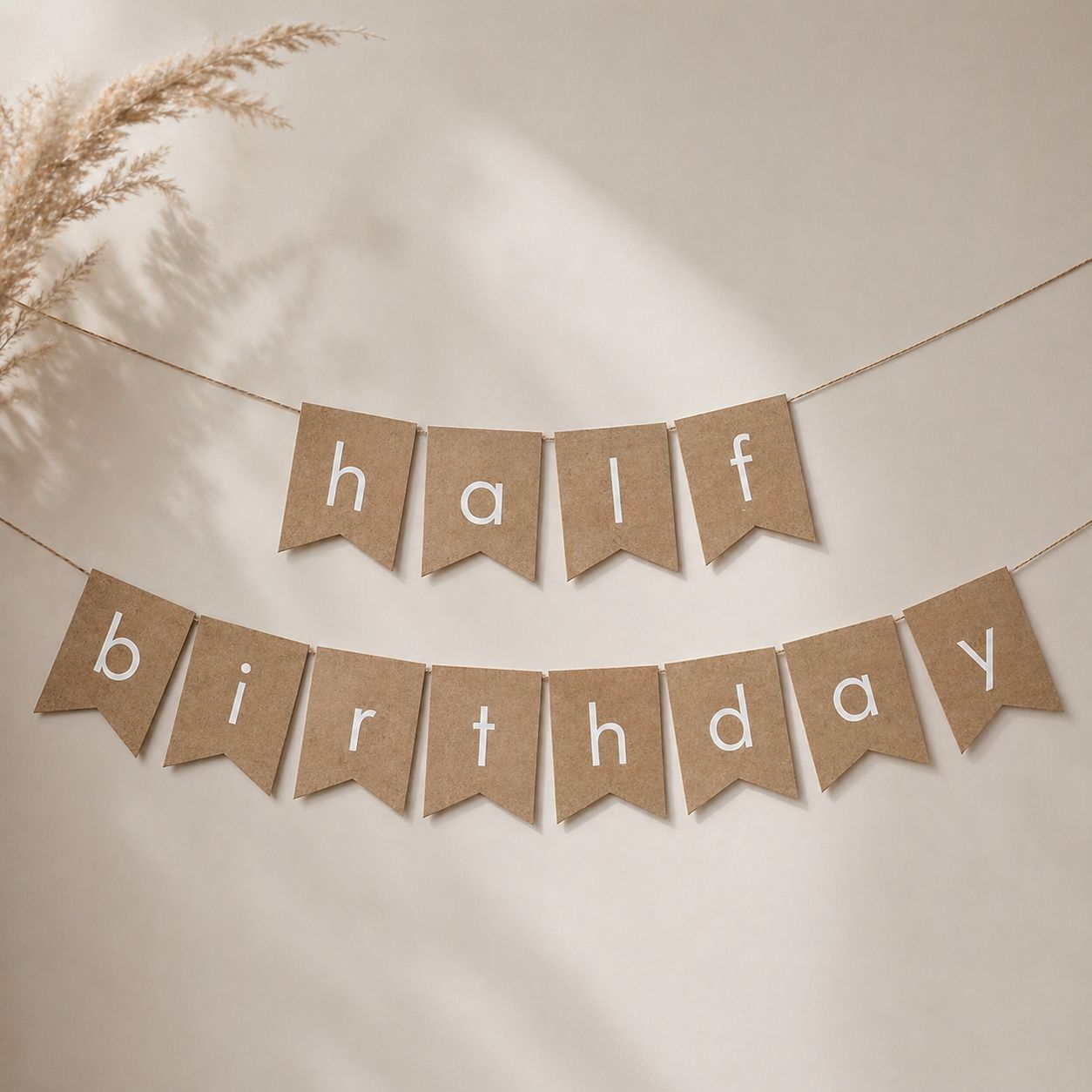 Kraft Half Birthday Yazısı
