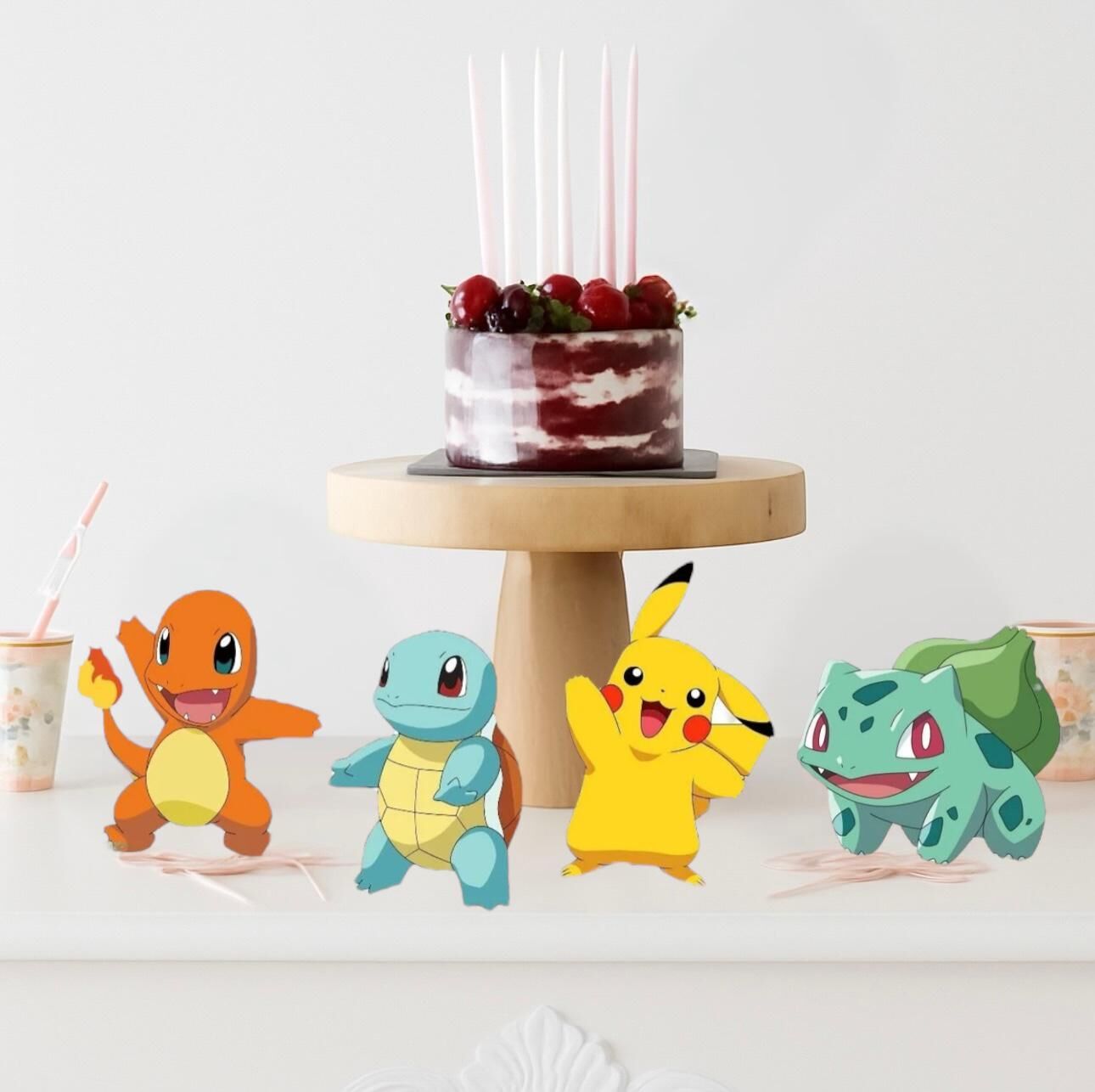 Pokemon Masa Süsü 4 Adet