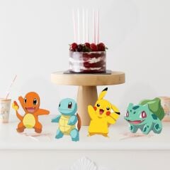 Pokemon Masa Süsü 4 Adet