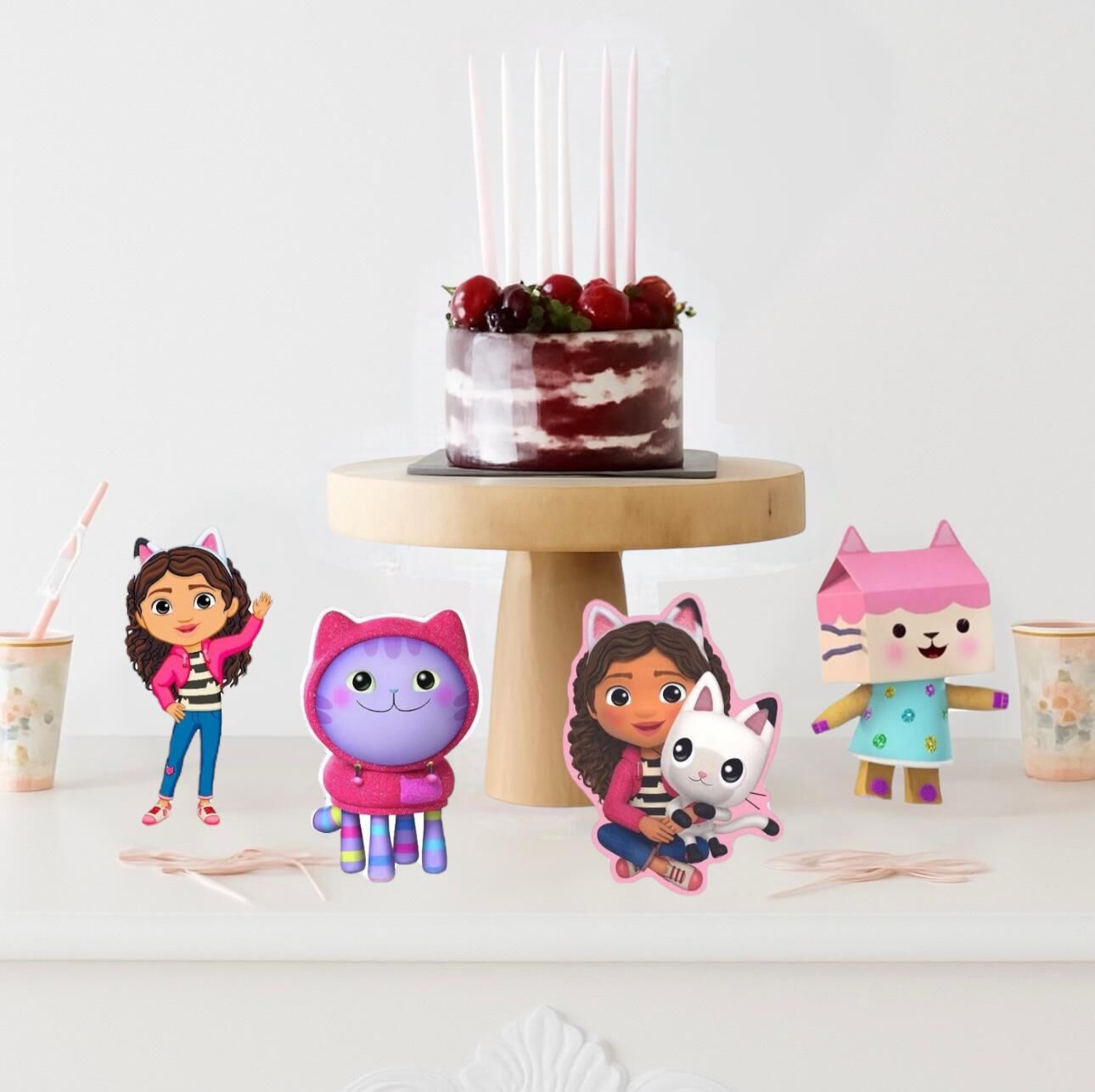 Gabby Masa Süsü 4 Adet