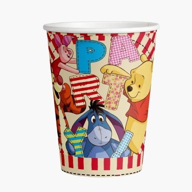Winnie The Pooh Karton Bardak 8 Adet