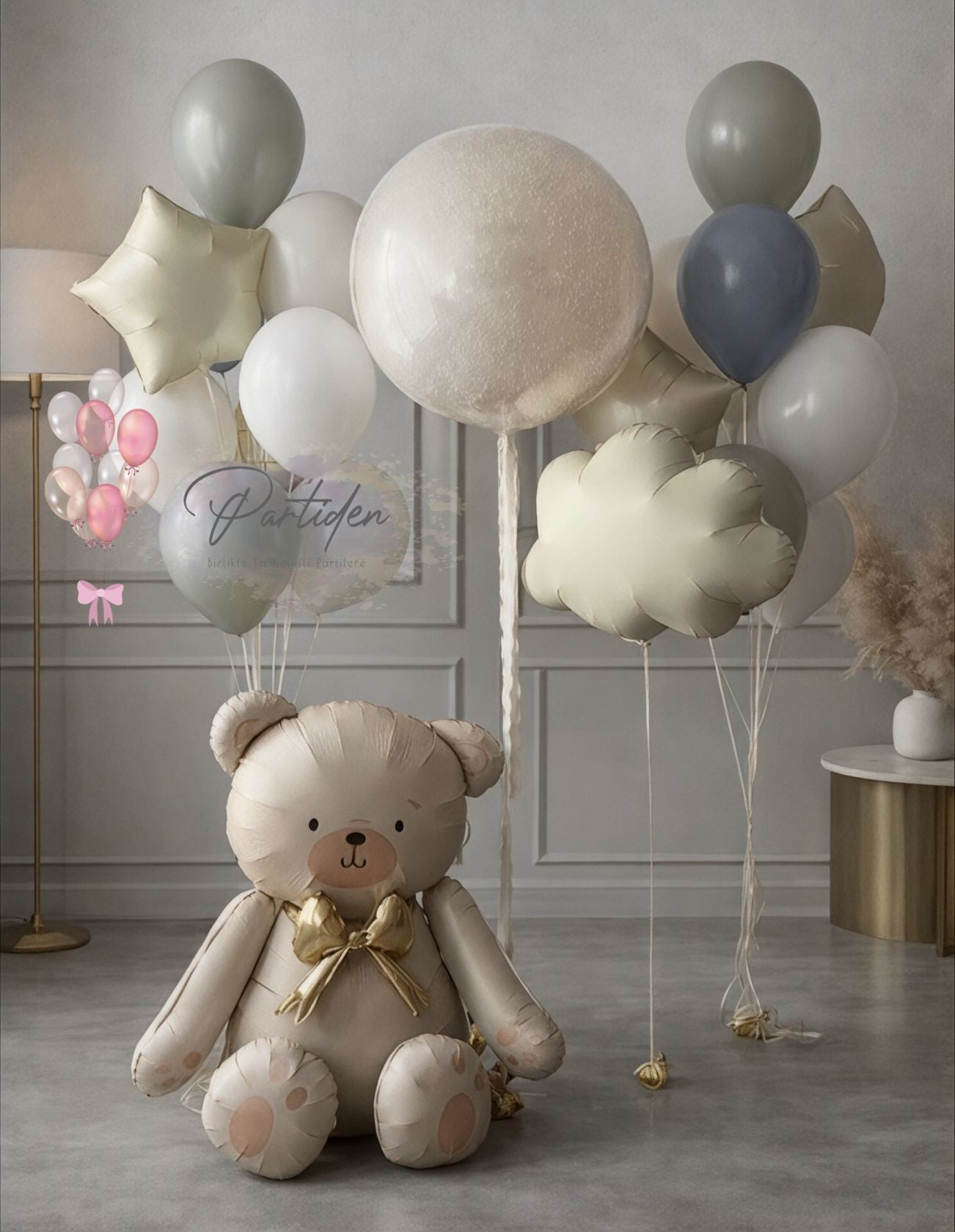 Ayıcık Bulut Balon Demeti